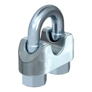 Produktbild OBO Bettermann Vertr Drahtseilklemme 3mm, Stahl gal.verz. 947 3 G
