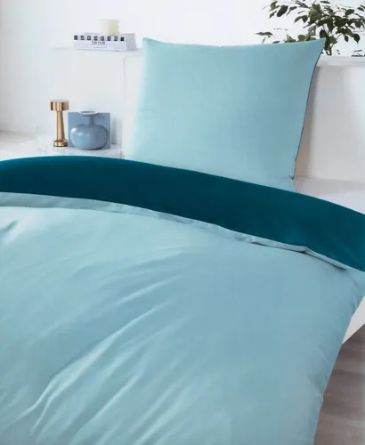 Novitesse Satin Bettwäsche Set 100 % Baumwolle - Bettwäsche-Set aus 100 % Baumwolle mit Reißverschluss – für luxuriösen Schlafkomfort und einfache Handhabung. Ideal für das ganze Jahr, atmungsaktiv und pflegeleicht.