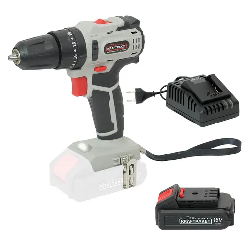 Dino KRAFTPAKET 18V-45Nm Bürstenloser Akku-Schlagbohrschrauber