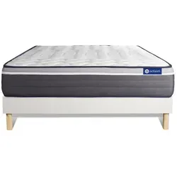 Actisom Bett, Weiß, Holz, Kiefer, vollmassiv, H4, 7-Zonen, Höhe ca. 26 cm, 150x200 cm, Oeko-Tex® Standard 100, Schlafzimmer, Betten