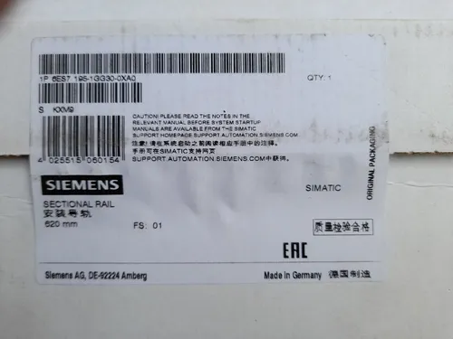 Produktbild Siemens Profilschiene 6ES7195-1GG30-0XA0