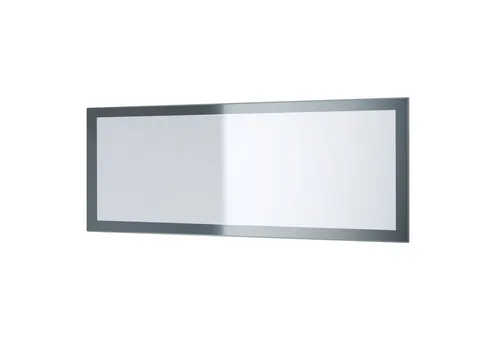 Vladon Wandspiegel Lima V3 – Moderner Spiegel in Grau Hochglanz (139 x 55 cm) - Eleganter Wandspiegel mit abgerundetem Rahmen, ideal für Diele, Schlafzimmer oder Bad. Pflegeleichte Oberfläche, die eine einfache Reinigung ermöglicht. Vielseitig kombinierbar mit verschiedenen Einrichtungsstilen.