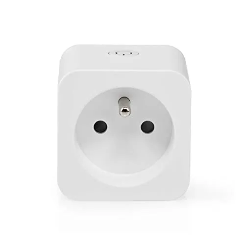 Nedis WIFIP121EWT Smartlife Smart Stecker | WLAN | Leistungsmesser | 3680 W | Frankreich/Typ E (CEE 7/6) | -10-45 °C | Android™ / IOS | Weiss