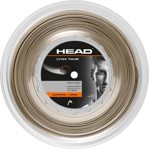 HEAD Lynx Tour Tennis-Saite, Champagne, 1.20 mm in beige von HEAD