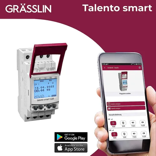 Grässlin Zeitschaltuhr talento smart C25