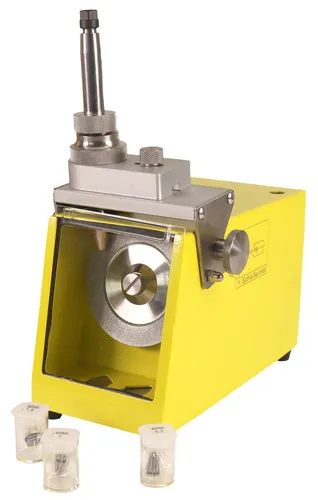 WELDINGER WIG-Schleifboy für Wolframelektroden - Kompaktes Schleifgerät mit 60 W Motorleistung, ideal für präzises Schleifen von Wolframelektroden. Schafft perfekte Schleifwinkel von 12° bis 60° für optimale Ergebnisse.