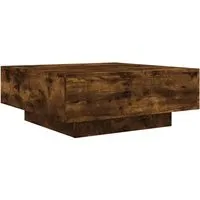 vidaXL Quadratischer Couchtisch aus Räuchereiche - Modernes Beistelltisch-Design, ideal für Wohnzimmer. Langlebiger Holzwerkstoff bietet Festigkeit und Stabilität. Vielseitig als Sofatisch, Teetisch oder Telefontisch einsetzbar.