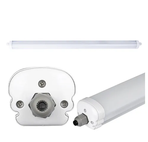 V-TAC LED Deckenleuchte, LED-Leuchtmittel fest verbaut, Neutralweiß, SMD LED 36 Watt Decken Wannen Strahler Feuchtraum Industrie 4000