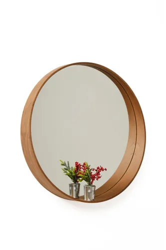 Eleganter Wandspiegel Nussbaum 80x80 cm - Moderner Standspiegel in Nussbaum, ideal zur Raumgestaltung. Mit einer Größe von 80x80 cm passt er perfekt in jedes Zuhause und verleiht jedem Raum eine stilvolle Note.