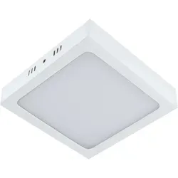 LED Deckenlampe Aluminium 4000 K - Moderne quadratische Deckenleuchte aus Aluminium, ideal für Flur, Küche und Wohnzimmer. Bietet blendarme Beleuchtung und hat eine Helligkeit von 2800 lm.