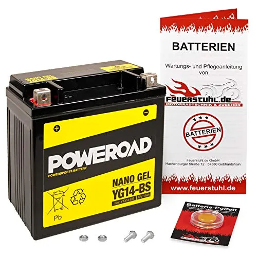 Gel-Batterie für BMW R NineT Scrambler, wartungsfrei, einbaufertig, startklar, inkl. 7,50€ Pfand