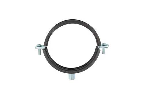 Tecuro Schraub-rohrschelle 25-28 Mm, M8 Anschlussgewinde, Verzinkt Mit Schallschutzeinlage