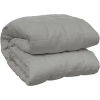 vidaXL Gewichtsdecke 220x230cm - Entspannungsdecke für besseren Schlaf - Bettdecken: Diese 15kg Therapiedecke sorgt für ruhigen Schlaf durch gleichmäßigen Druck und hypoallergene Füllung. Ideal zur Entspannung und Einschlafhilfe.