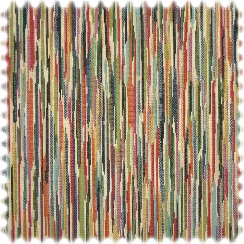 Produktbild Heiro Stoff Jacquard Flachgewebe Colorful Stripes, Meterware