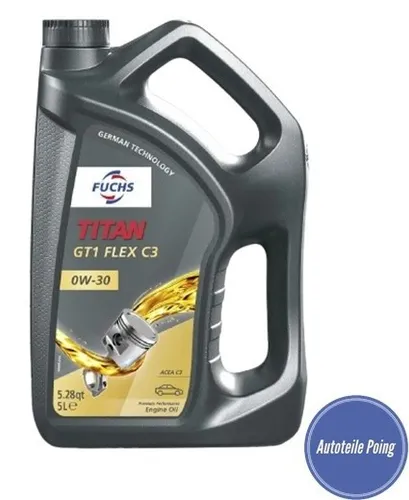 L Fuchs Titan GT1 FLEX C3 0W-30 5L