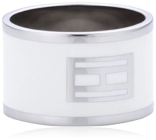 Tommy Hilfiger jewelry Damen-Ring Edelstahl Emaille weiß Gr. 52 (16.6) 2700393B