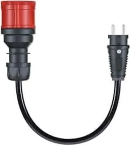go-e Adapter Gemini flex 11 kW für Haushaltssteckdose - Wallboxen Adapterkabel für go-e Charger Gemini flex 11 kW, ideal für flexibles Laden mit 16 A CEE rot Stecker (dreiphasig), perfekt für Zuhause.