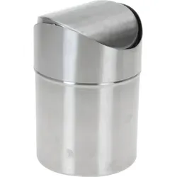 Tisch Abfalleimer 1 Liter Edelstahl-a12210370