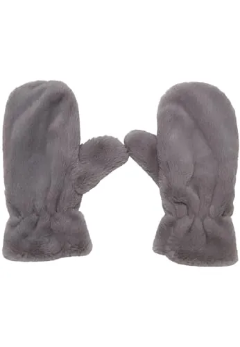 Urban Classics Unisex Handschuhe Teddy Mitten heathergrey S/M