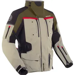 Bering Motorradjacke Freeway 3XL - Wasserdichte und atmungsaktive Textiljacke mit herausnehmbaren Protektoren, ideal für Motorradfahrer, bietet optimalen Schutz und Komfort.