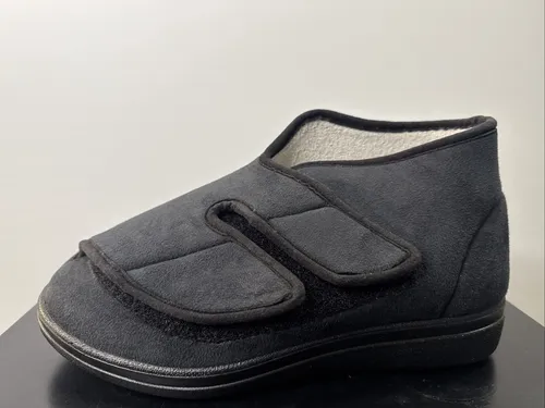 Fischer Markenschuhe Diabetiker Klettschuh Schwarz