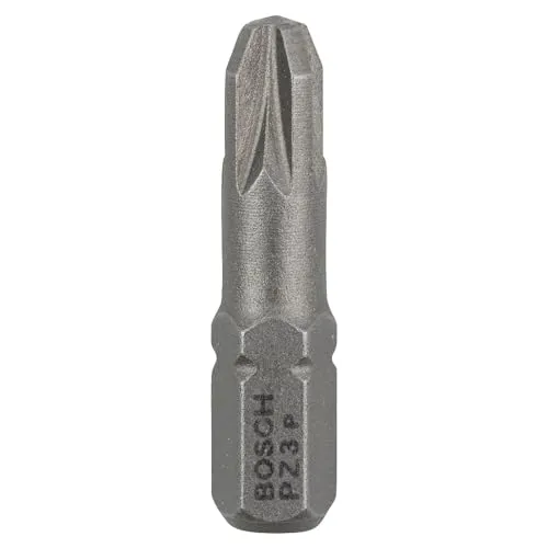 Bosch Accessories Bosch Professional Bit Extra-Hart für Pozidriv-Kreuzschlitzschrauben (PZ3, Länge: 25 mm, 3 Stück)