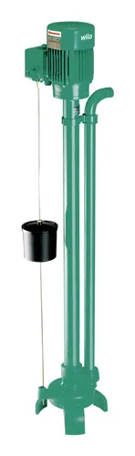 WILO Schmutzwasserpumpe Drain VC 40/20 - 10 bar, 2,9 A - Hochleistungs-Schmutzwasserpumpe mit 10 bar Druck, ideal für die effiziente Entwässerung von Baugruben und Überschwemmungen.