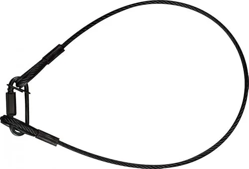 Riggatec Sicherungsseil, Safety 60cm x 4 mm bis 10 kg schwarz