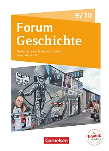 Forum Geschichte - Neue Ausgabe für Gymnasium Niedersachsen - Lehrbuch für 9./10. Schuljahr, behandelt von WWI bis Gegenwart und unterstützt optimal die Geschichtsbildung.