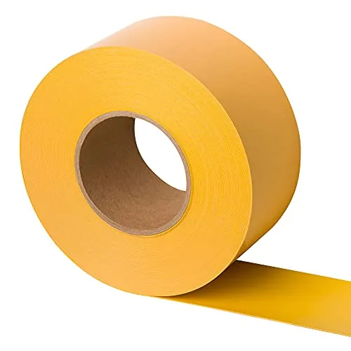 TMS PRO SHOP Boden- und Fahrbahn-Markierungsband Extern Plus, gelb, 7,5 cm, 25 m/Rolle, Art.-Nr. 70386 | Bodenmarkierungsband | Fahrbahnmarkierungsband | Warnmarkierungsband
