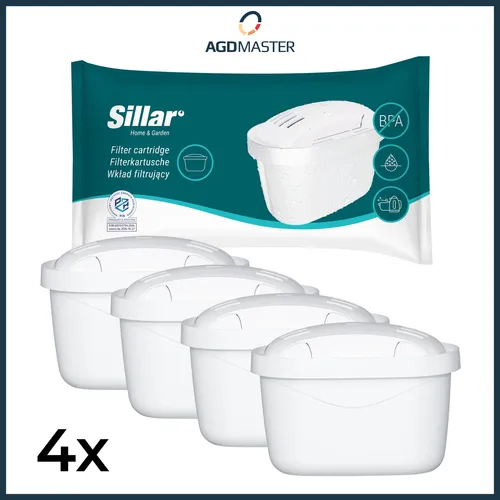 4x Wasserfilter Kartuschen, ersetzt BRITA Maxtra+ Britta, Filterkartuschen