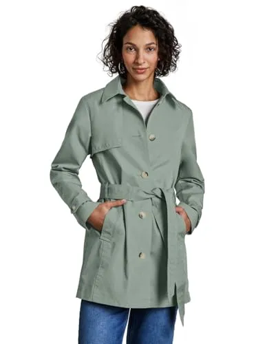 Street One Damen Trenchcoat - Eleganter Damenmantel mit Hemdkragen und Gürtel für eine individuelle Taillierung. Praktische seitliche Taschen und ein angenehmer Baumwollmix sorgen für Komfort und Stil.