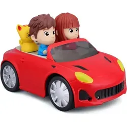 BB Junior Ferngesteuertes Auto Drive 'N Sort RC - Rot - RC-Modelle, kinderfreundliches Infrarot-Funkfahrzeug mit automatischer Hindernisvermeidung und unterhaltsamen Licht- und Sound-Effekten. Ideal für Kinder ab 18 Monaten.