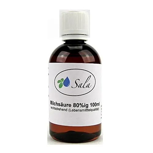 Sala Milchsäure AHA Lactic Acid E270 80% ig rechtsdrehend (100 ml PET-Flasche)