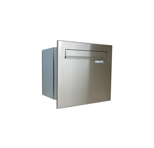 XXL Edelstahl Mauerdurchwurf Briefkasten A-042 von Letterbox24