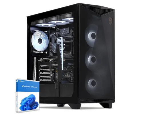 Sedatech Gaming PC mit RTX 5060 Ti und i9-14900KF - Leistungsstarker Gaming PC mit NVIDIA GeForce RTX 5060 Ti für flüssiges 1440p Gaming. Ausgestattet mit 32 GB DDR5 RAM und 2 TB schneller SSD für schnelles Laden und hohe Performance. Ideal für Gamer und kreative Anwendungen.