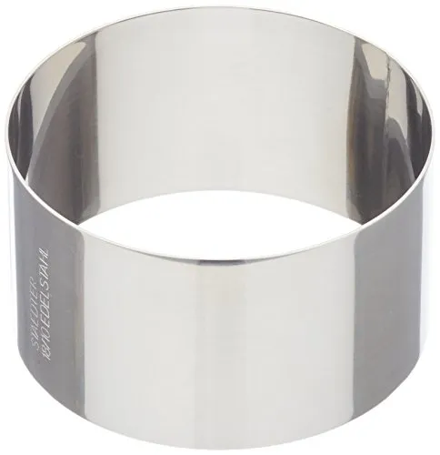 Städter 625020 Desserting, Rund, Edelstahl, Silber, 8 x 8 x 4,5 cm