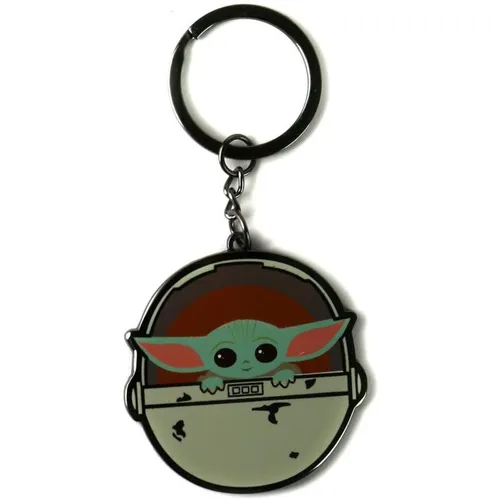 Star Wars The Mandalorian Child Das Kind Schlüsselanhänger Metall Anhänger Neu