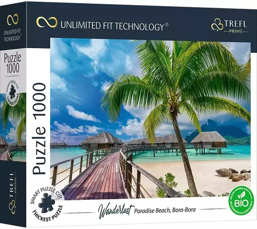 Puzzle 1000 elementów. Paradise Beach, Bora-Bora Trefl 5900511107043