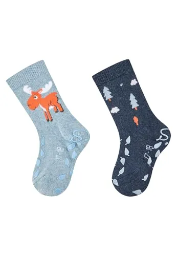 Sterntaler ABS Krabbelsocken Doppelpack Elch