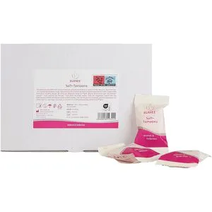 ELANEE Soft-Tampons – Fadenlose Tampons für höchsten Komfort - Tampons aus weichem, flexiblen Material, ideal für Sport, Sauna und Schwimmen. Ergonomische Form für hohen Tragekomfort und OEKO-TEX STANDARD 100-zertifiziert.