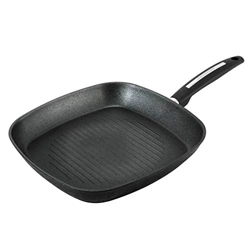 CS Kochsysteme MÜNSTER Steakpfanne 32x32 cm - Hochwertige Pfanne mit ProcalonPlus© Antihaftbeschichtung, ideal für alle Herdarten und leicht zu reinigen. Perfekte Energienutzung und ergonomische Griffe für komfortables Kochen.