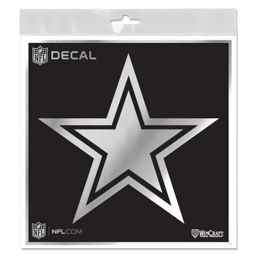 Wincraft Aufkleber 15x15cm - NFL METALLIC Dallas Cowboys