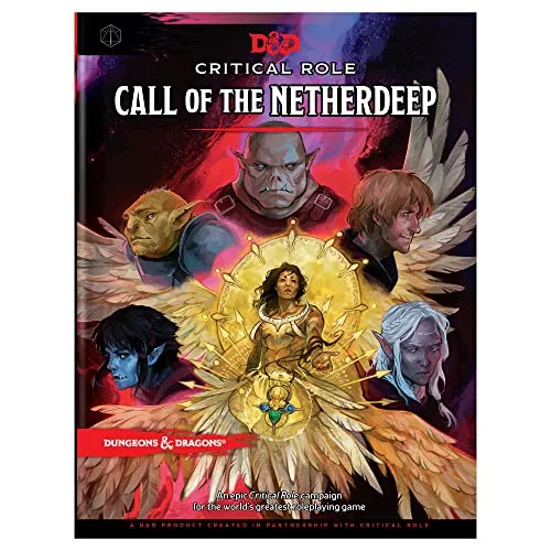 Critical Role Presents: Call of the Netherdeep - D&D Adventure Book - Spannendes D&D Abenteuerbuch für kreative Spielleiter, hochwertige Materialien und flexible Gestaltungsmöglichkeiten für unvergessliche Spielabende.