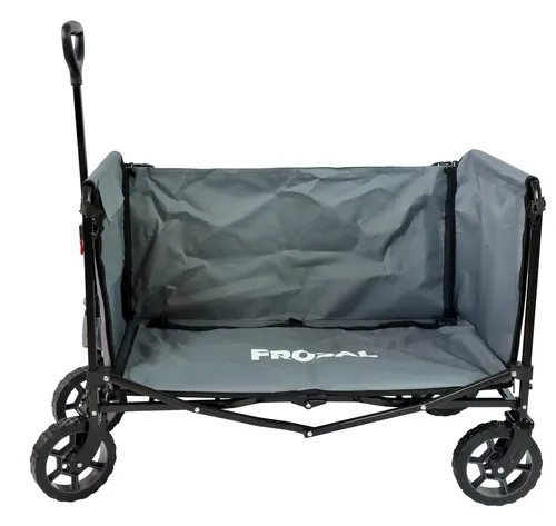 FROSAL Bollerwagen Bruno grau faltbar in grau von FROSAL