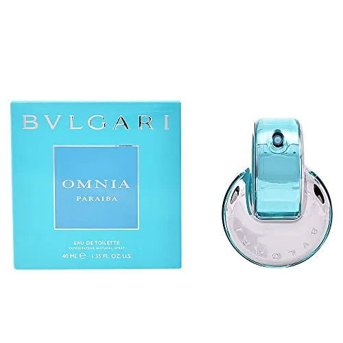 Bvlgari Omnia Paraiba 40 ml Eau de Toilette Spray - Eau de Toilette für Damen mit blumiger Duftnote, inspiriert von den schönsten Stränden Brasiliens und voller Lebensfreude. Ein wertvoller Duft, der wie ein Edelstein strahlt.