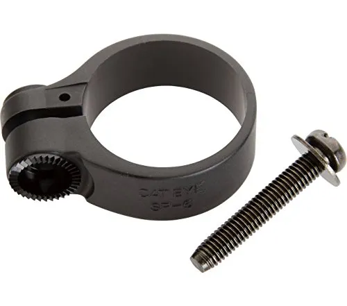 CATEYE Klemme für Fahrradbeleuchtung und-Reflektoren Schellen, schwarz, 34.5-37.5 mm