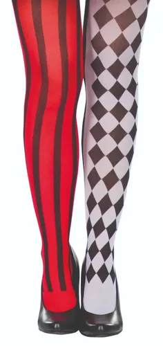 Rubies 68609 - Strumpfhose Harlekin, Halloween Karneval, Kostüm Zubehör