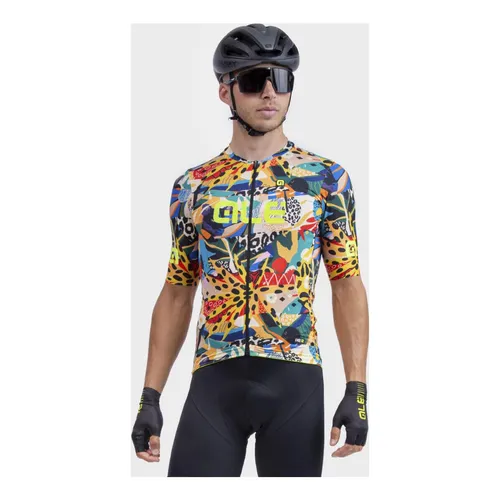 ALE' Herren Pr-e Kenya Kurzärmeliges Jersey, gelb, S von Alé