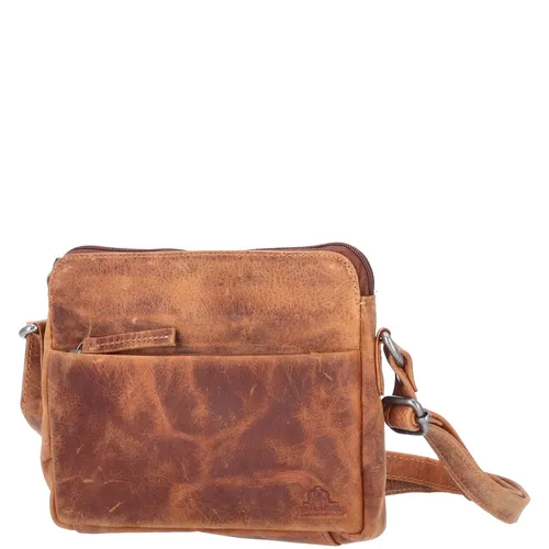 The Skandinavian Brand Damen Ledertasche Cognac – Elegante Umhängetasche - Hochwertige Umhängetasche aus Leder in stilvollem Cognac. Ideal für Business und Freizeit. Mit praktischem Reißverschluss und kompakten Maßen für den täglichen Einsatz.